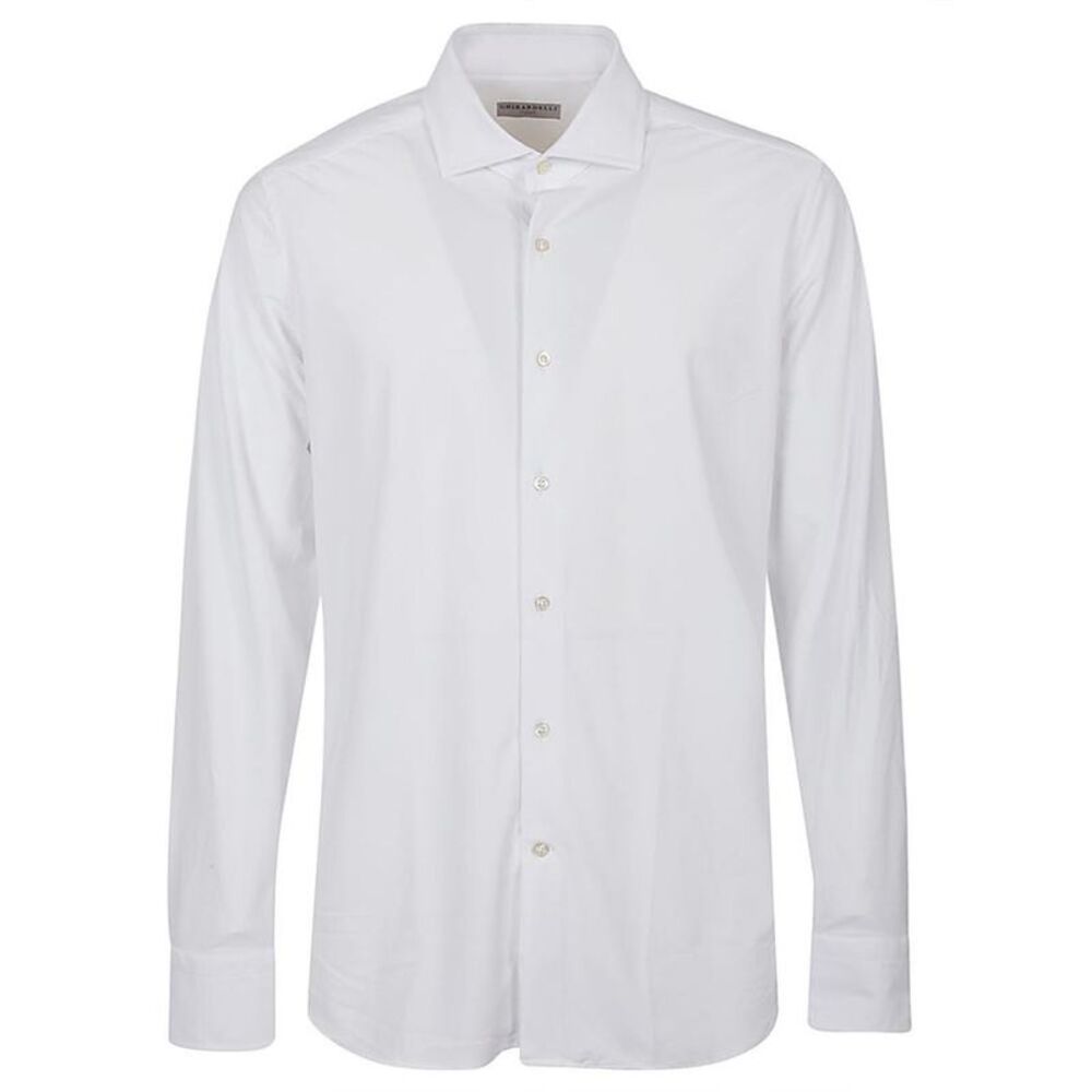 SONRISA Men's Classic Fit Long Sleeve Dress Shirt Men WHITE Shirts